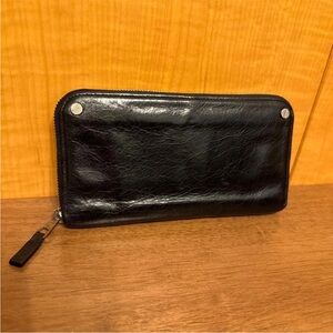 Balenciaga Black Leather Wallet